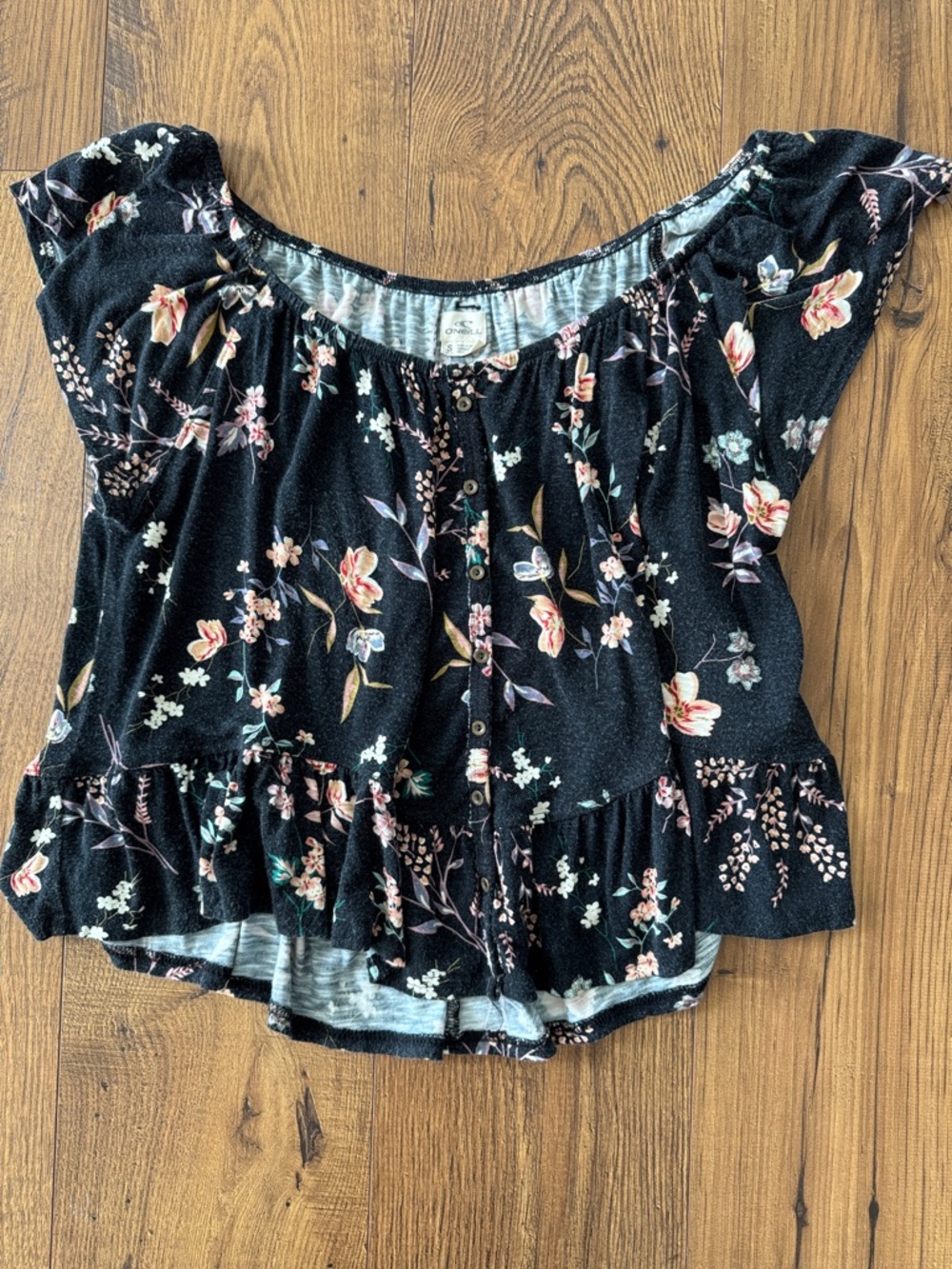 O’Neill women’s floral top, size small